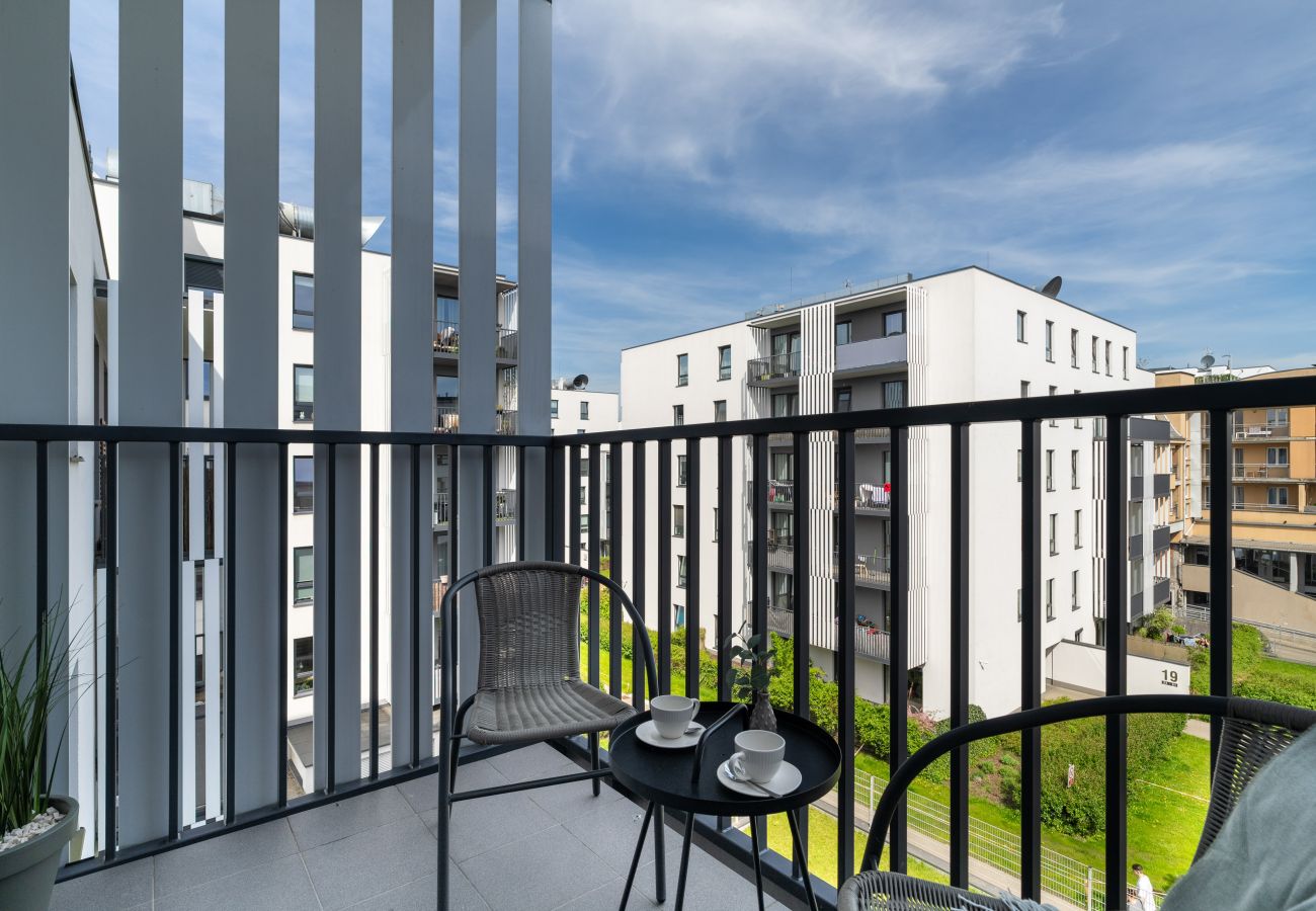 Studio in Poznań - Studio Poznań | Kościelna 17 | Jeżyce | Balkon | Für 2 | Ideal für Fernarbeit