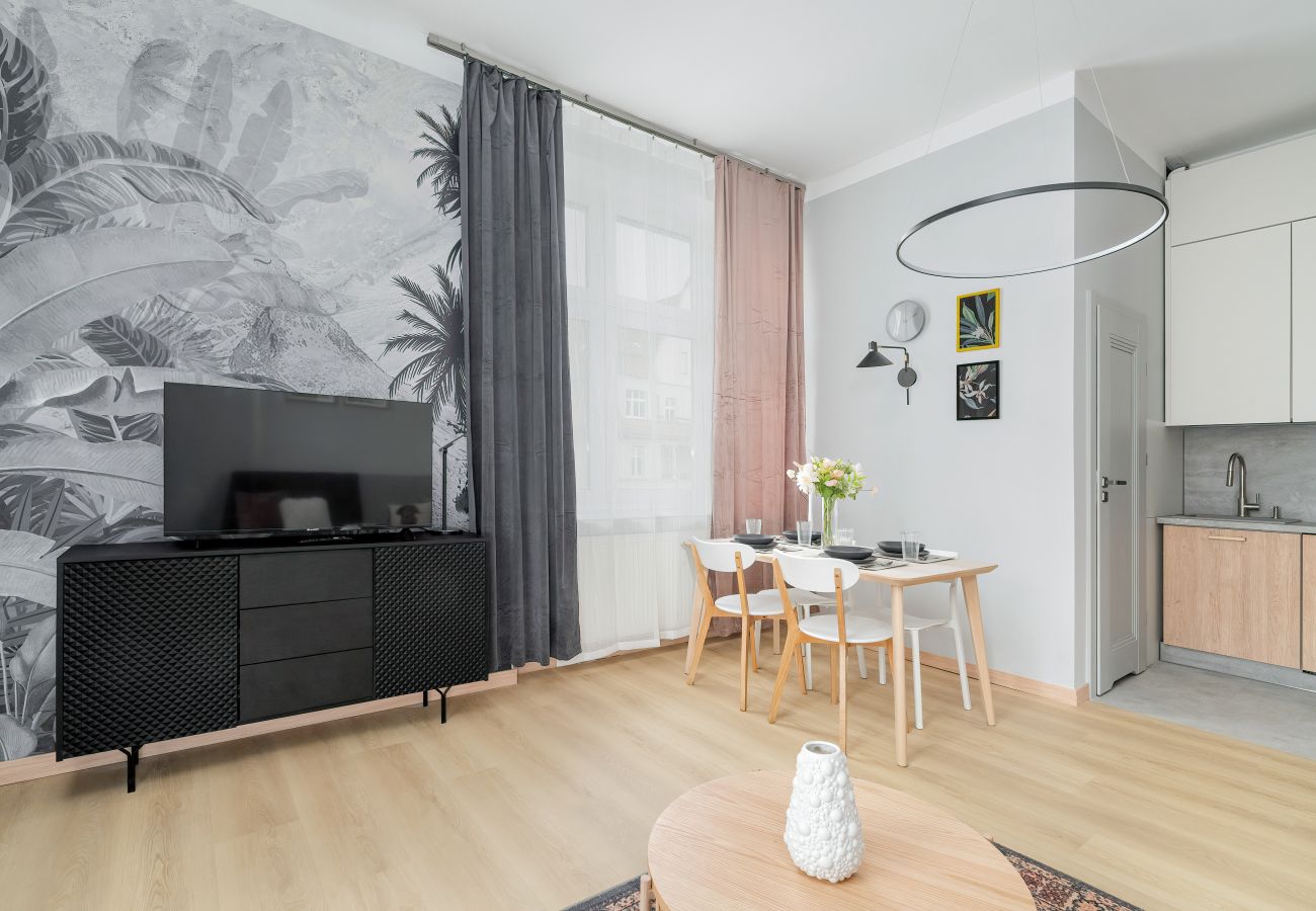 Studio in Poznań - Śniadeckich 20 | Gemütliches Studio im 3. Stock in Poznań | 2 Personen | Möblierter Balkon