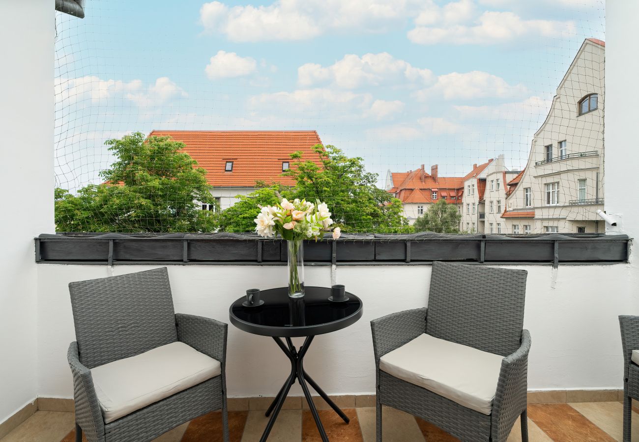 Studio in Poznań - Śniadeckich 20 | Gemütliches Studio im 3. Stock in Poznań | 2 Personen | Möblierter Balkon