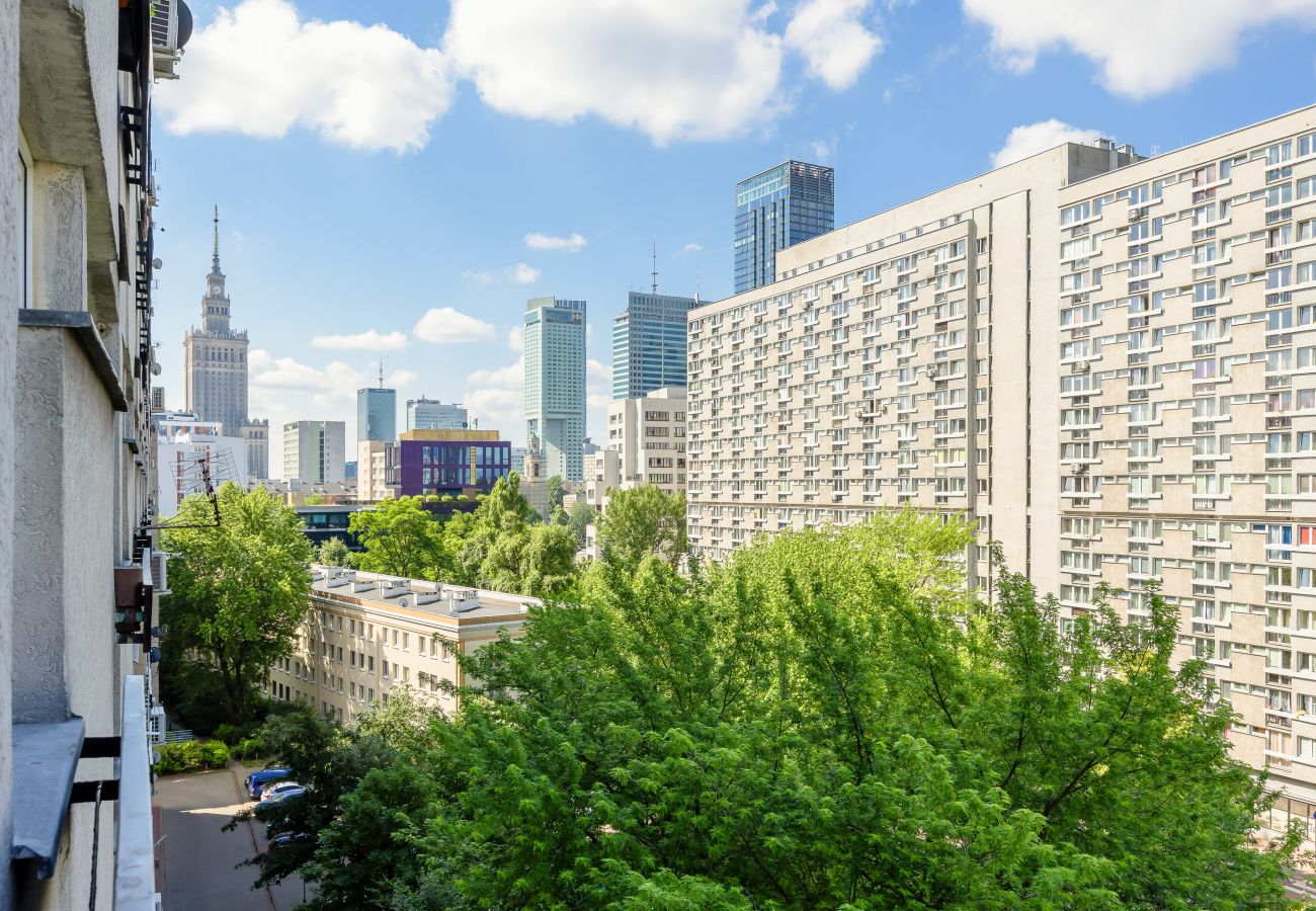 Ferienwohnung in Warszawa - Marszałkowska 111A | 7. Stock Wohnung für 4 Personen | Warschauer Zentrum | Klimatisierung