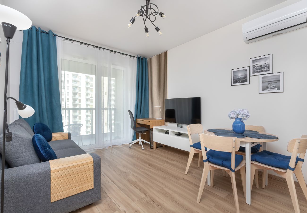 Ferienwohnung in Gdańsk - Starowiejska 62A | Prestige, A/C, Wlan, 1 Schlafzimmer, Balkon, Parkplatz, Danzig