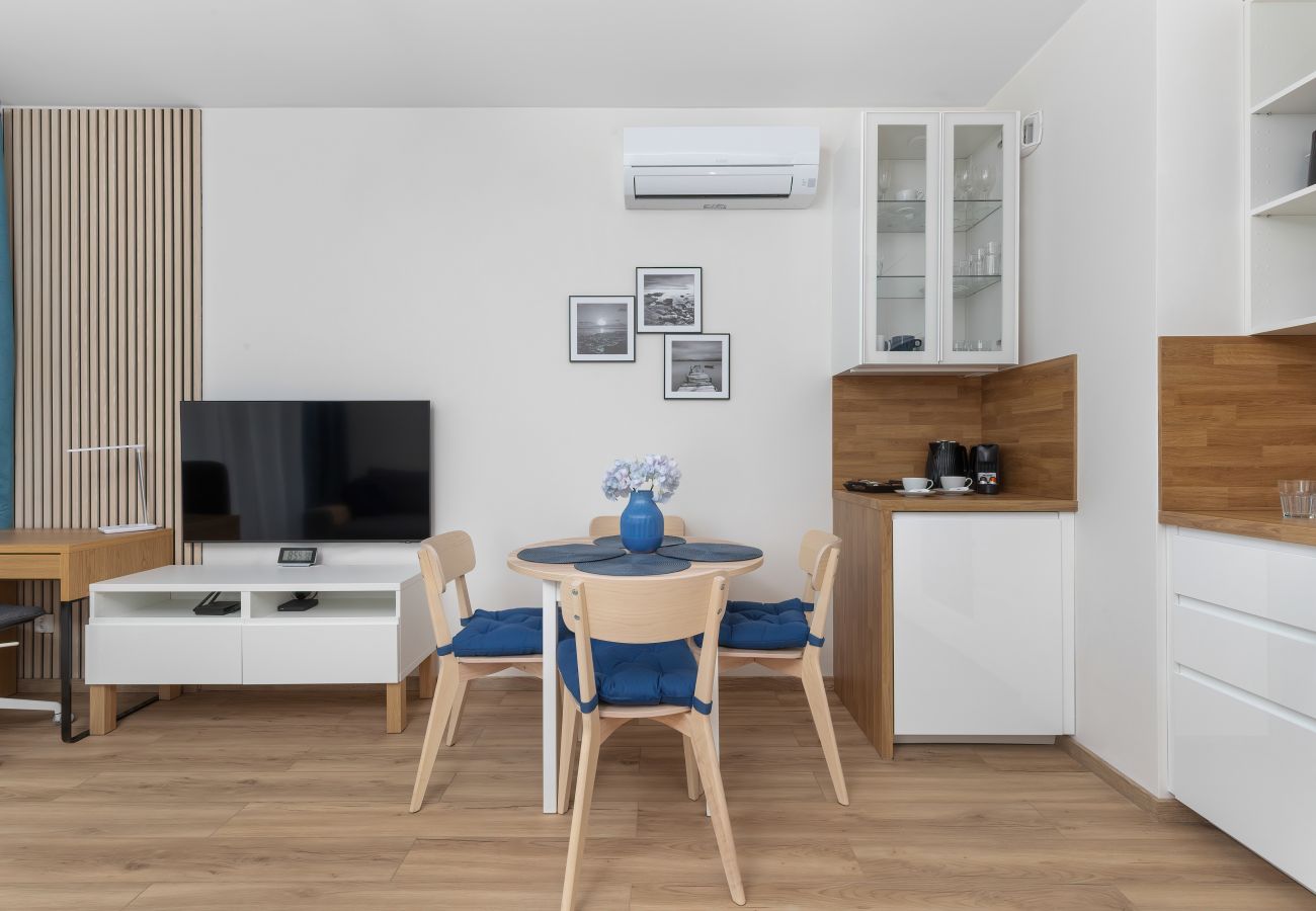 Ferienwohnung in Gdańsk - Starowiejska 62A | Prestige, A/C, Wlan, 1 Schlafzimmer, Balkon, Parkplatz, Danzig