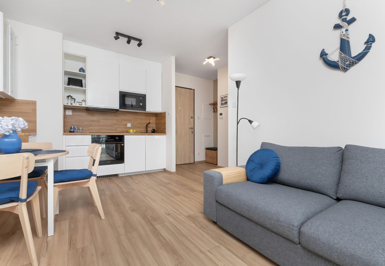 Ferienwohnung in Gdańsk - Starowiejska 62A | Prestige, A/C, Wlan, 1 Schlafzimmer, Balkon, Parkplatz, Danzig