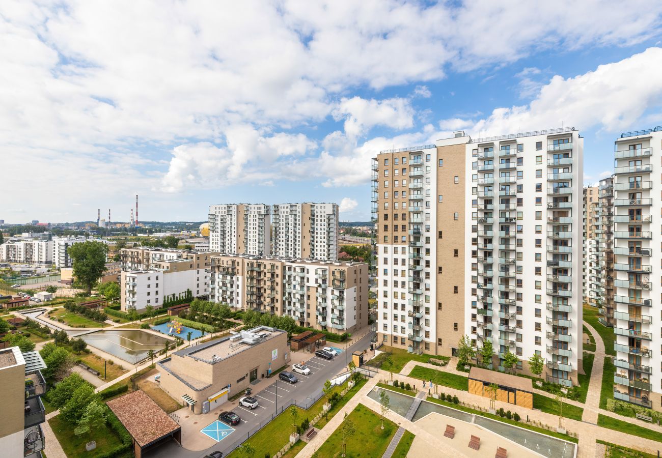 Ferienwohnung in Gdańsk - Starowiejska 62A | Prestige, A/C, Wlan, 1 Schlafzimmer, Balkon, Parkplatz, Danzig