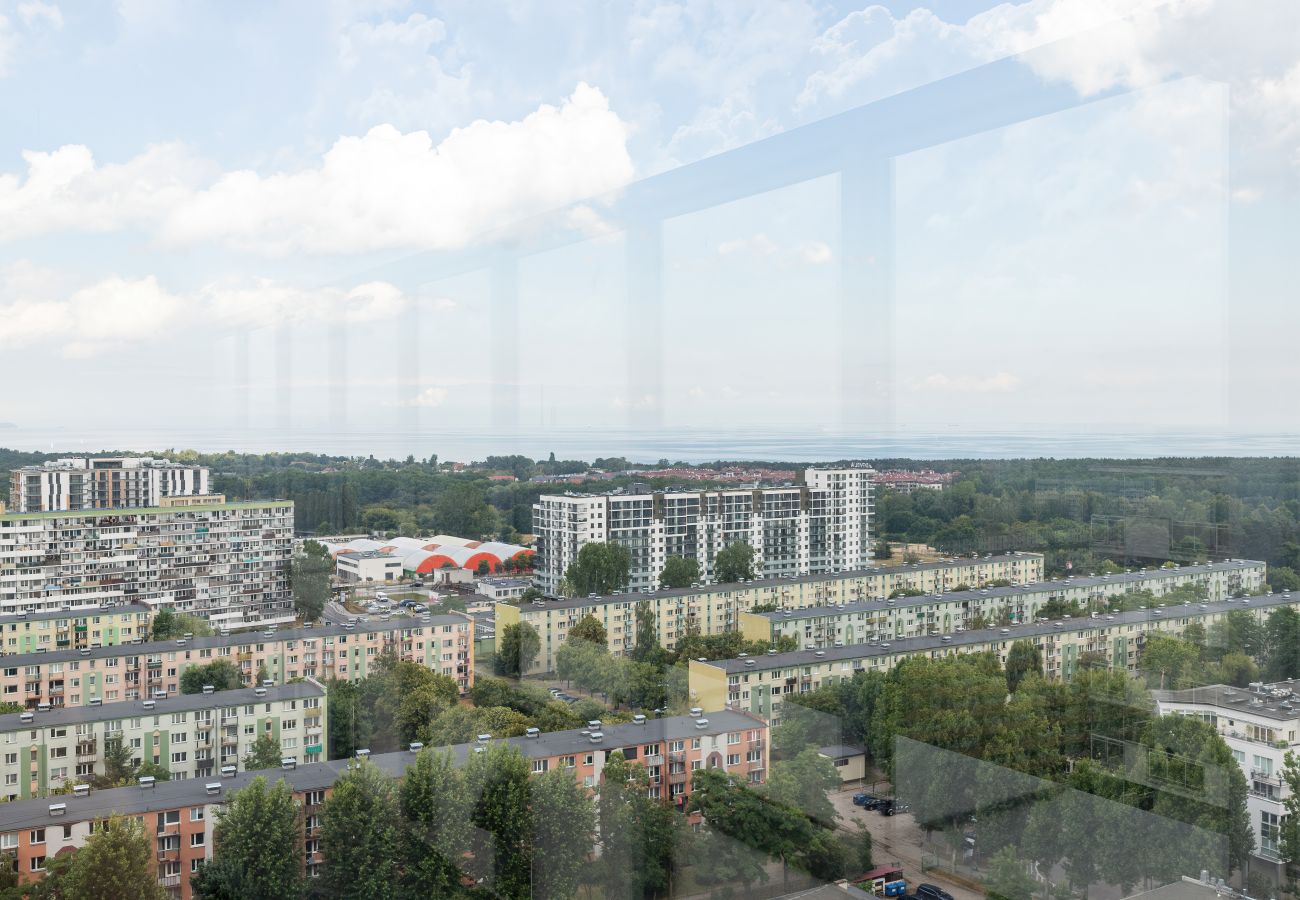 Studio in Gdańsk - Obrońców Wybrzeża 15 | Wlan, Studio für 4 Personen, Balkon, Parkplatz, Danzig