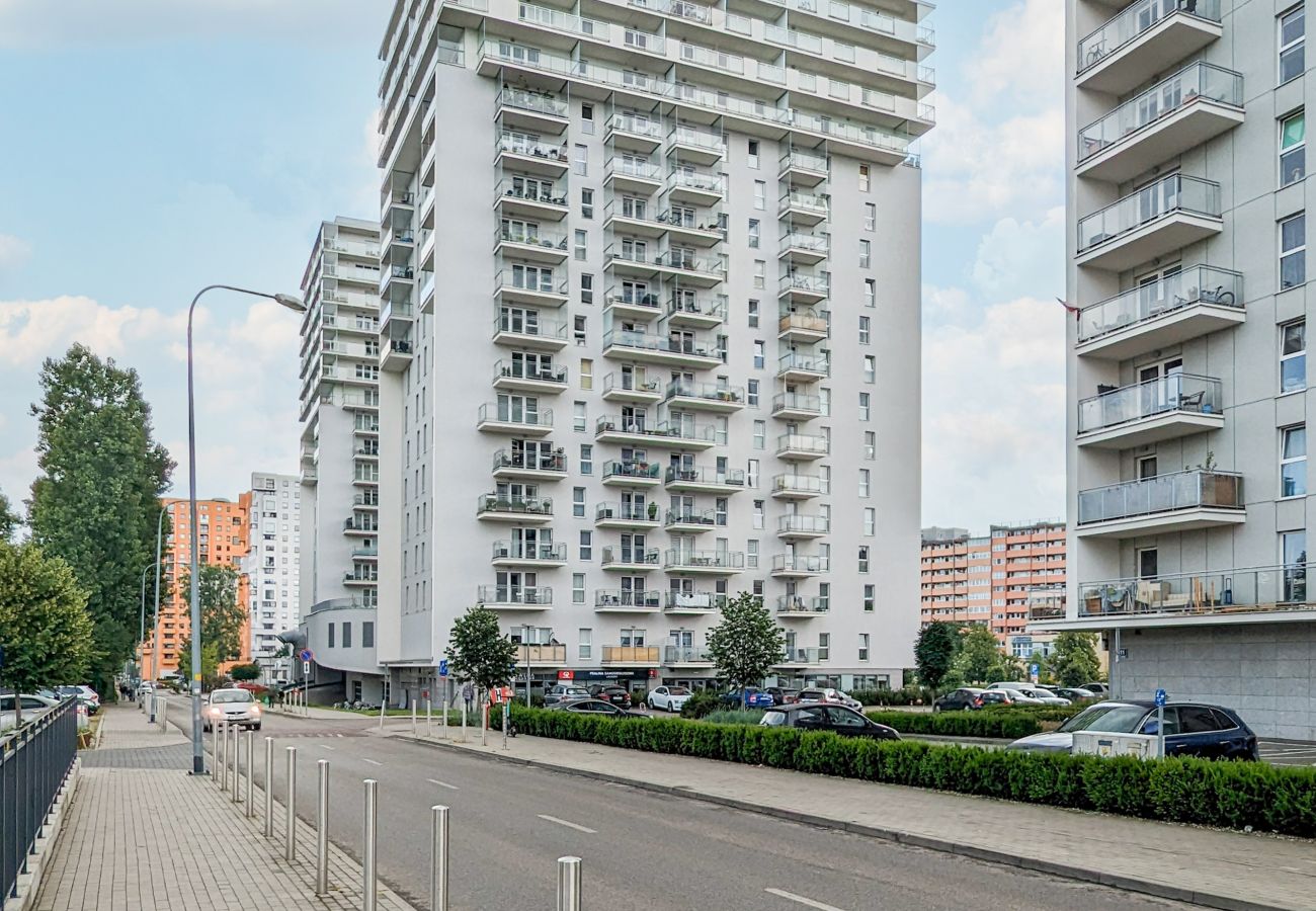 Studio in Gdańsk - Obrońców Wybrzeża 15 | Wlan, Studio für 4 Personen, Balkon, Parkplatz, Danzig