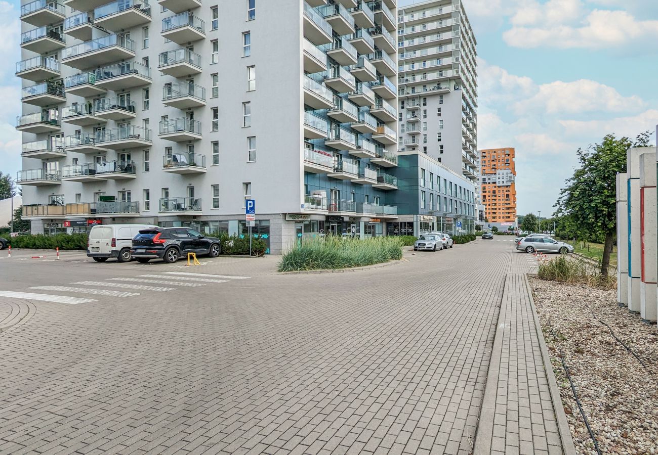 Studio in Gdańsk - Obrońców Wybrzeża 15 | Wlan, Studio für 4 Personen, Balkon, Parkplatz, Danzig