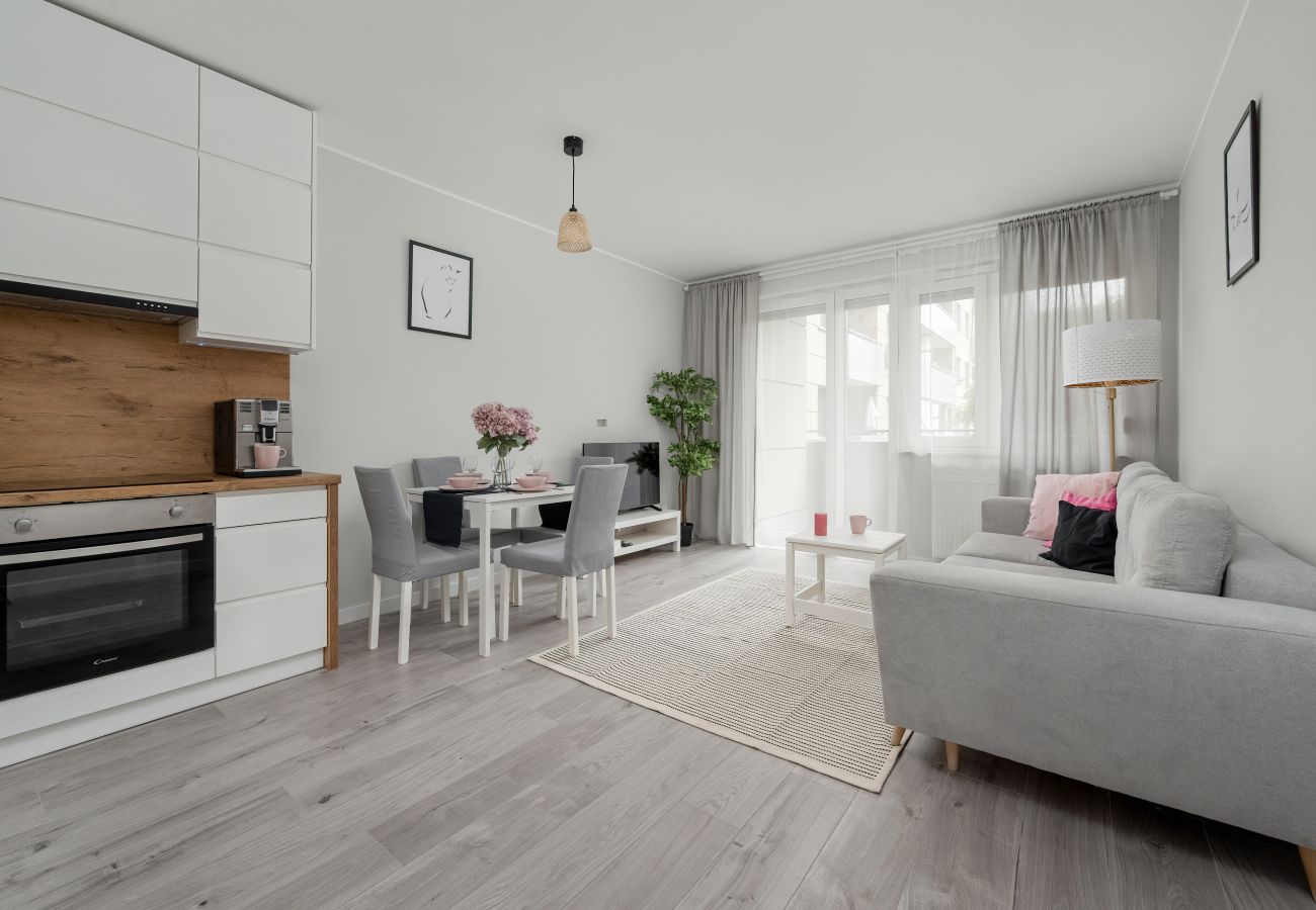 Ferienwohnung in Wrocław - Tęczowa | Wrocław | In der Nähe der Altstadt | Elegantes Apartment | Ein Schlafzimmer | Balkon | Für 4