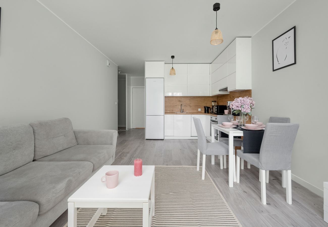 Ferienwohnung in Wrocław - Tęczowa | Wrocław | In der Nähe der Altstadt | Elegantes Apartment | Ein Schlafzimmer | Balkon | Für 4