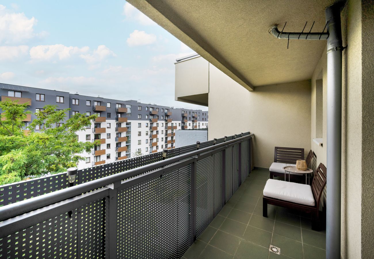 Studio in Wrocław - Studio Breslau | Balkon, Badewanne | Für 4 Personen