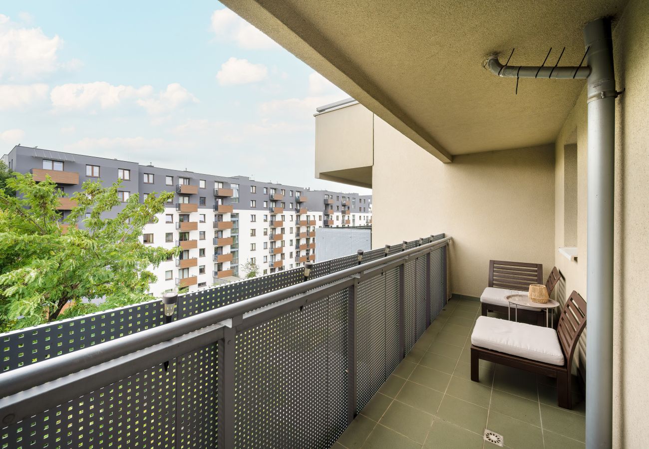 Studio in Wrocław - Studio Breslau | Balkon, Badewanne | Für 4 Personen