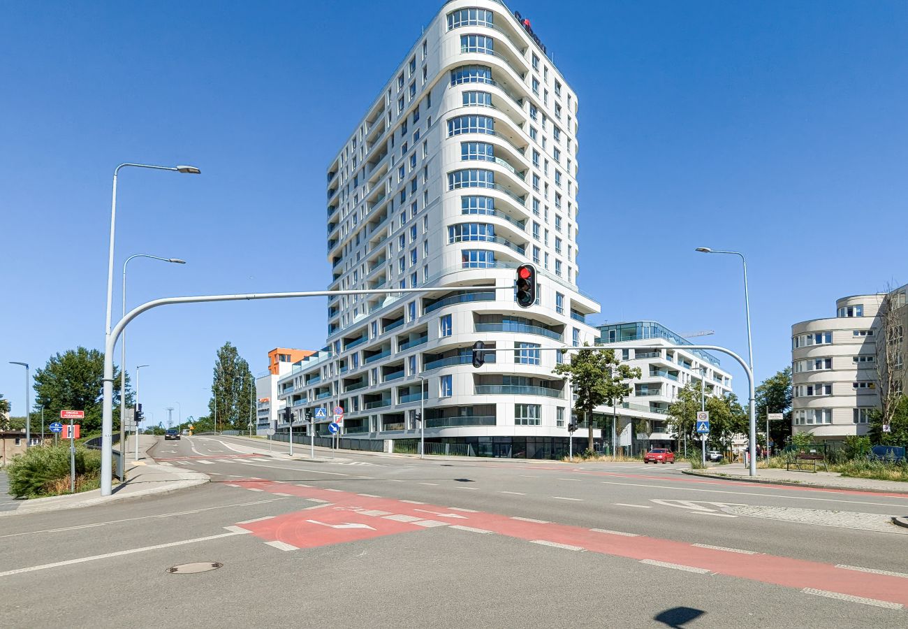 Ferienwohnung in Gdynia - Św. Piotra 6B | Wohnung im 15. Stock in Gdynia | Schöne Aussicht auf die Bucht | Parkplatz