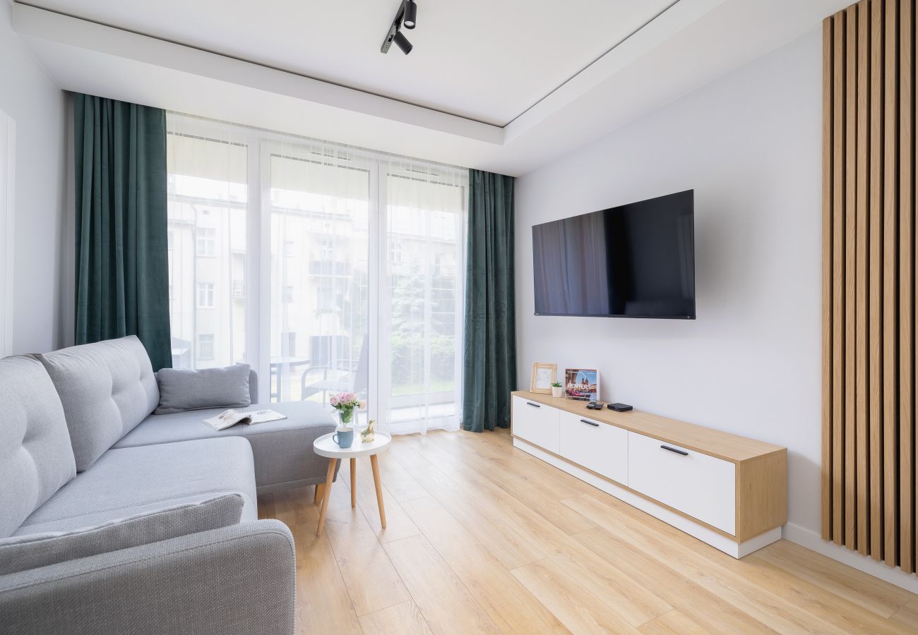 Ferienwohnung in Kraków - Prochowa 6 | Ein-Schlafzimmer-Apartment in Krakau | Fitnessraum | Klimaanlage | Fernarbeit