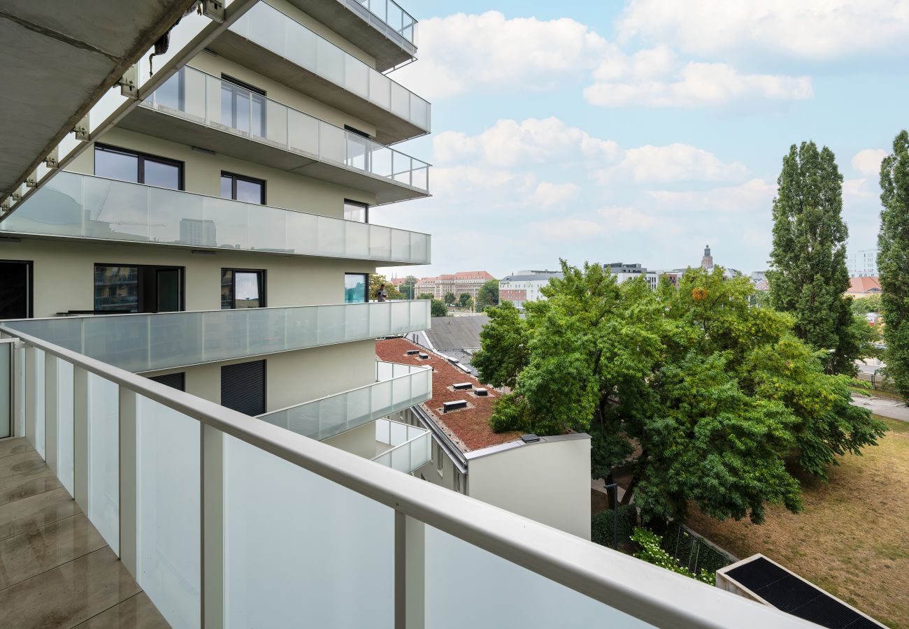 Ferienwohnung in Wrocław - Parken | Balkon, Schreibtisch, 1 Schlafzimmer | Breslau