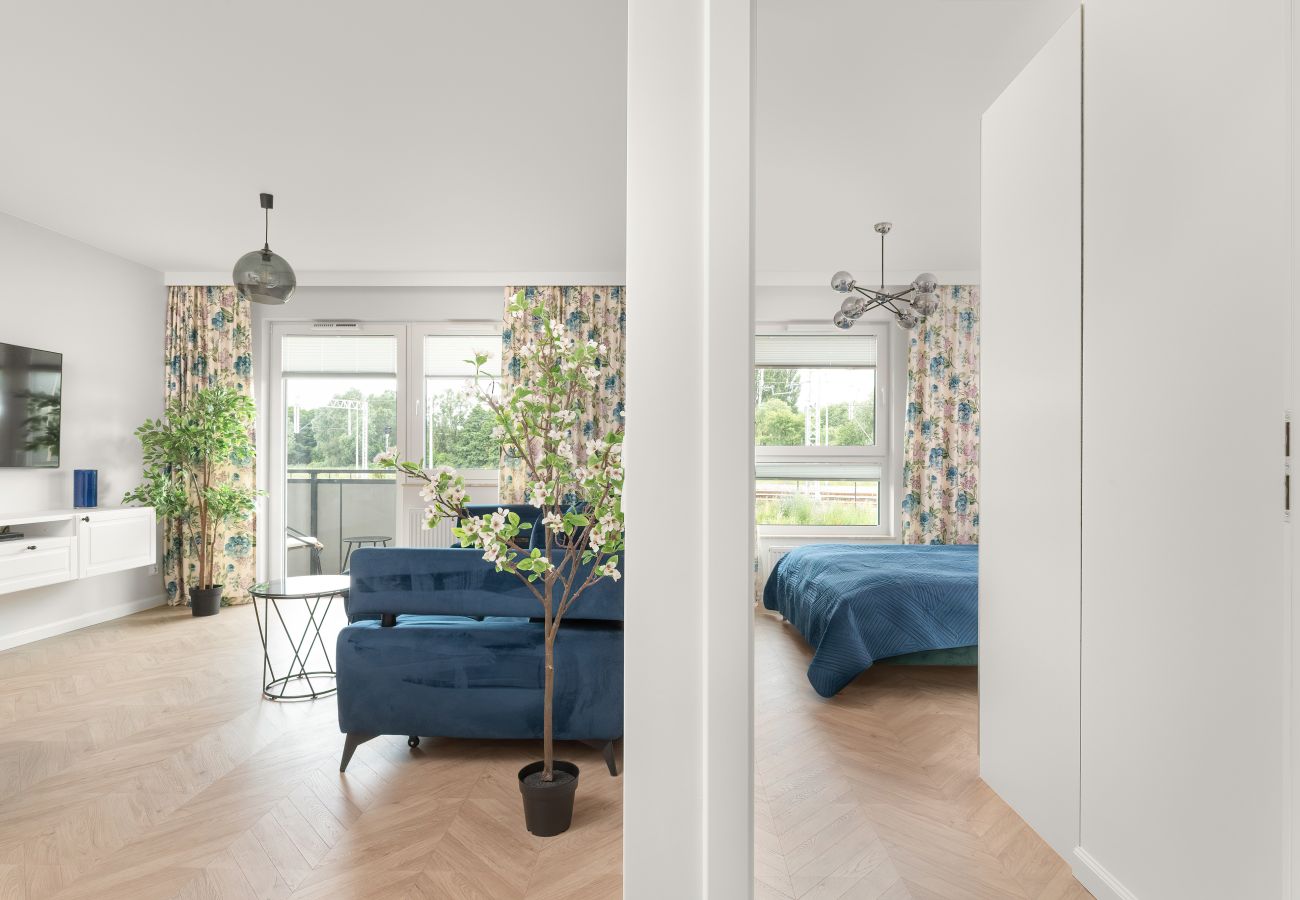 Ferienwohnung in Gdańsk - Letnicka 1H | Wifi, Haustierfreundlich, 1 Schlafzimmer, Balkon, Parkplatz, Danzig