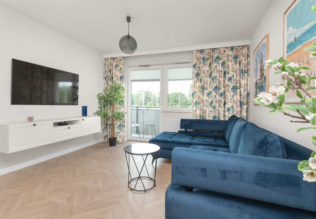 Ferienwohnung in Gdańsk - Letnicka 1H | Wifi, Haustierfreundlich, 1 Schlafzimmer, Balkon, Parkplatz, Danzig