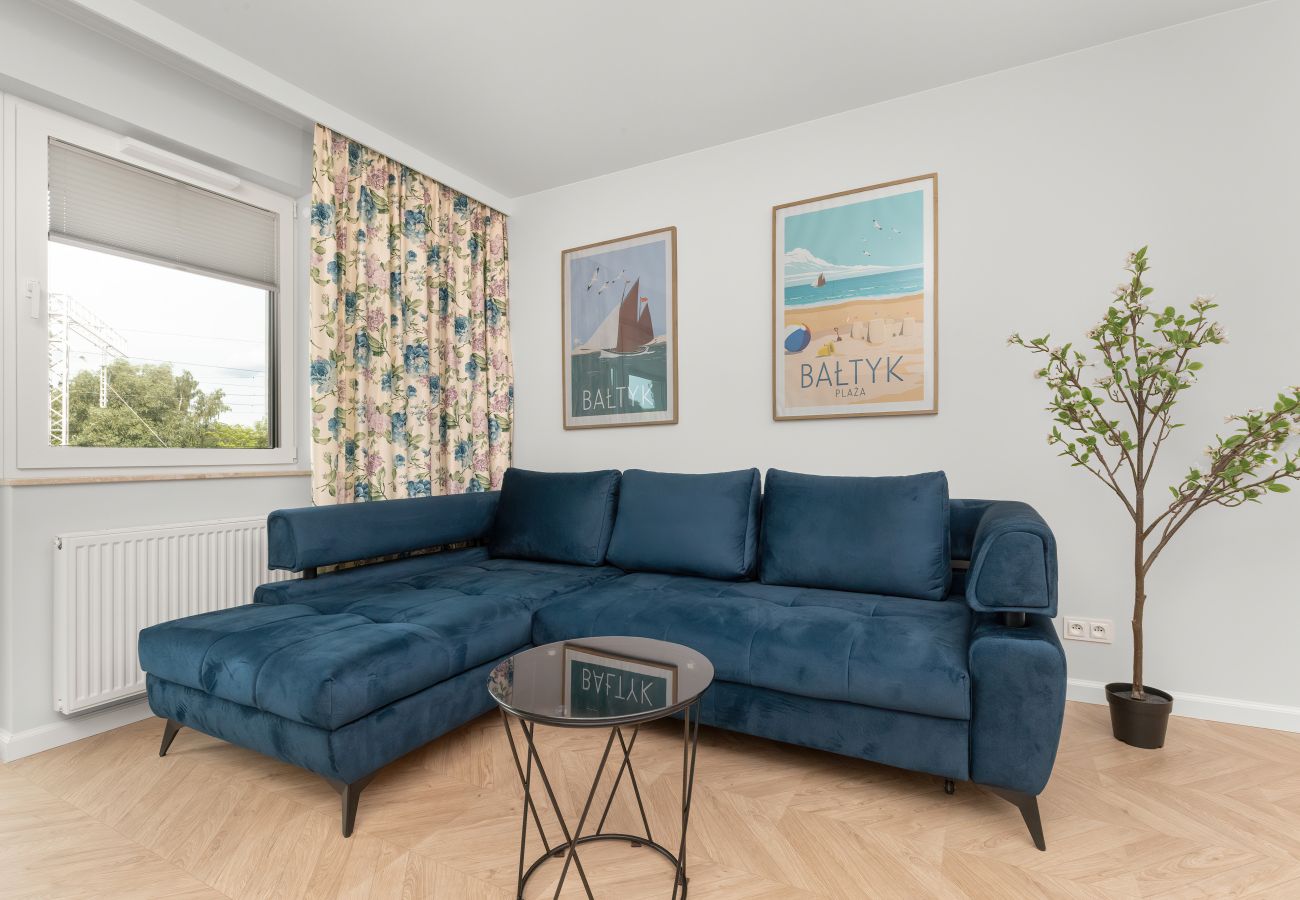 Ferienwohnung in Gdańsk - Letnicka 1H | Wifi, Haustierfreundlich, 1 Schlafzimmer, Balkon, Parkplatz, Danzig