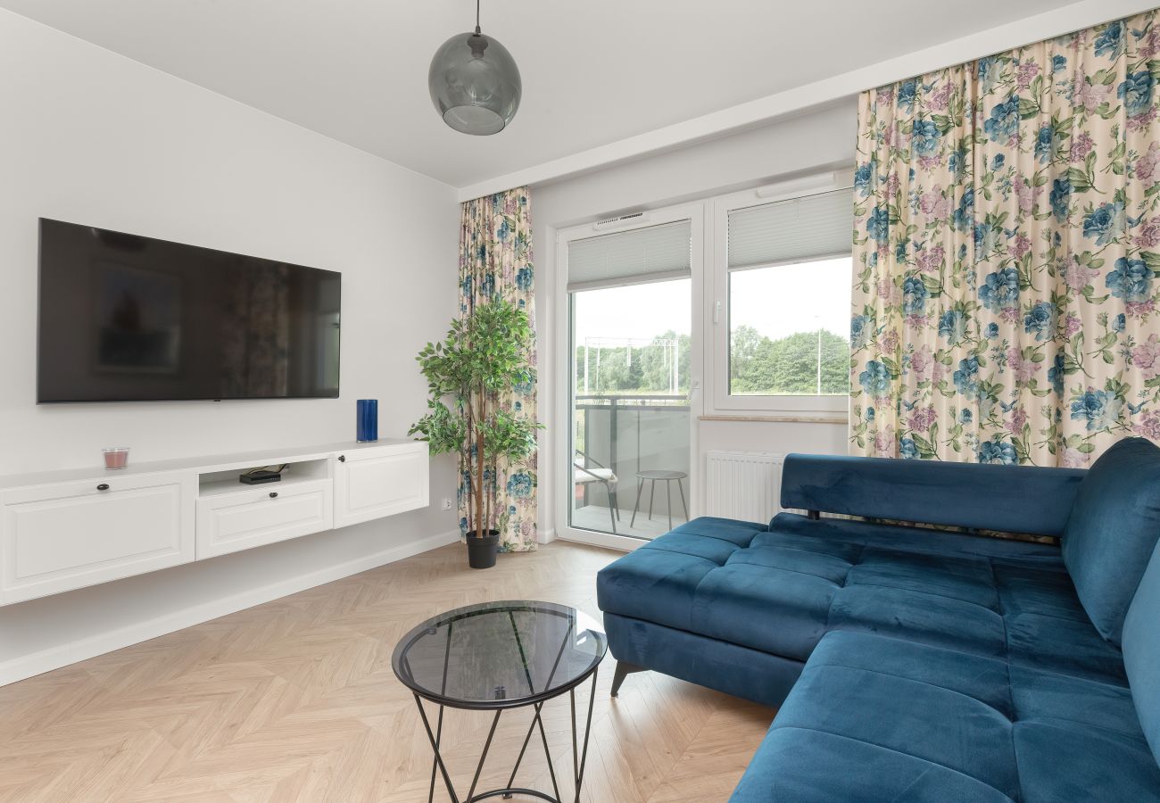 Ferienwohnung in Gdańsk - Letnicka 1H | Wifi, Haustierfreundlich, 1 Schlafzimmer, Balkon, Parkplatz, Danzig