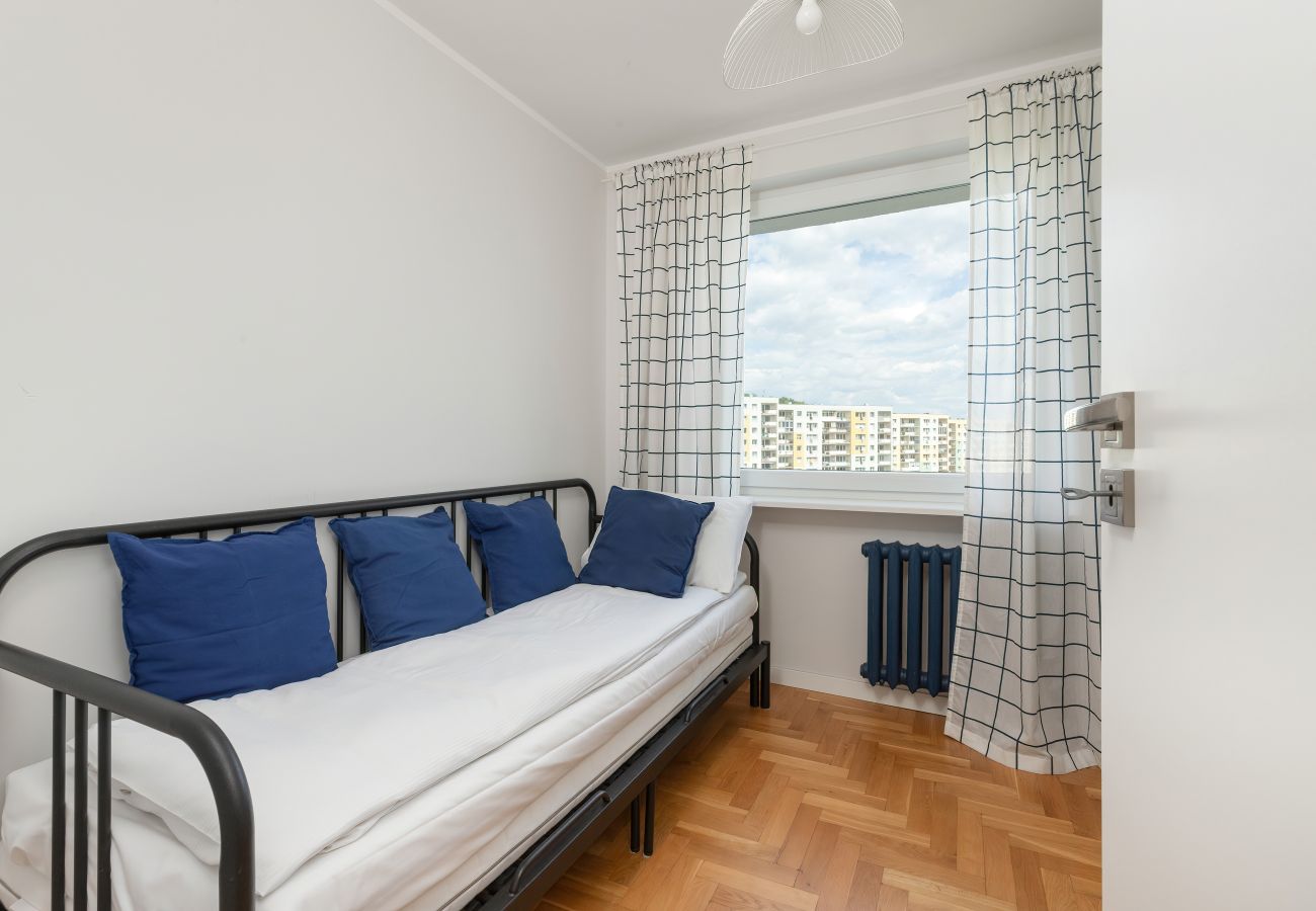 Ferienwohnung in Sopot - Sopot Brodwino | Cieszyńskiego | Nahe der Oper Leśna | Balkon | Zwei Schlafzimmer | Für 4