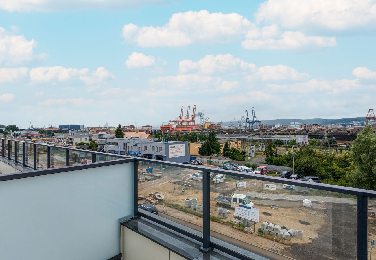 Studio in Gdynia - Elegantes Studio | Balkon | Wifi | Neben dem Hafen von Gdynia 