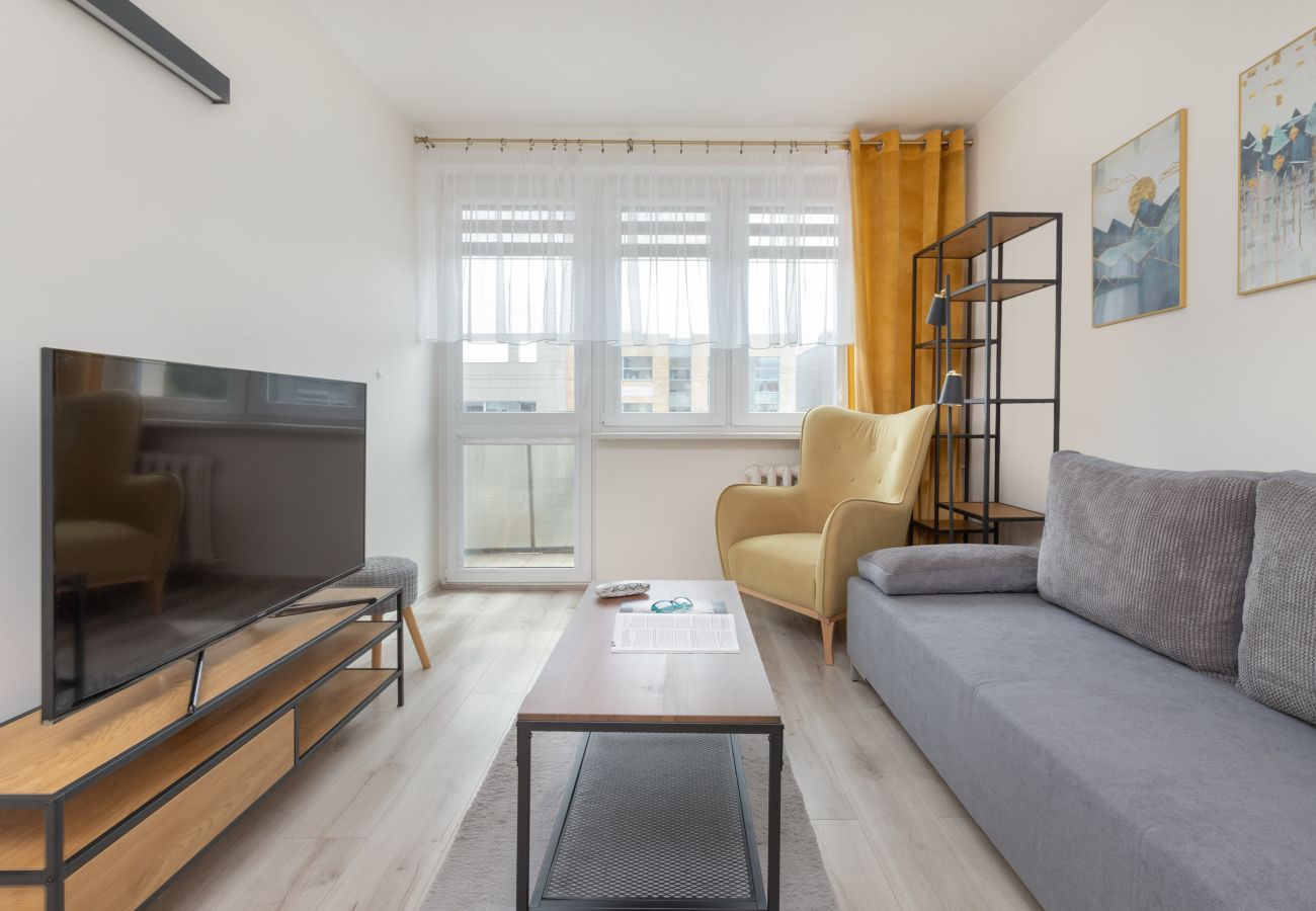 Ferienwohnung in Gdańsk - Gemütliches Apartment in Gdańsk | Ein Schlafzimmer | 4 Personen | Schreibtisch für Fernarbeit