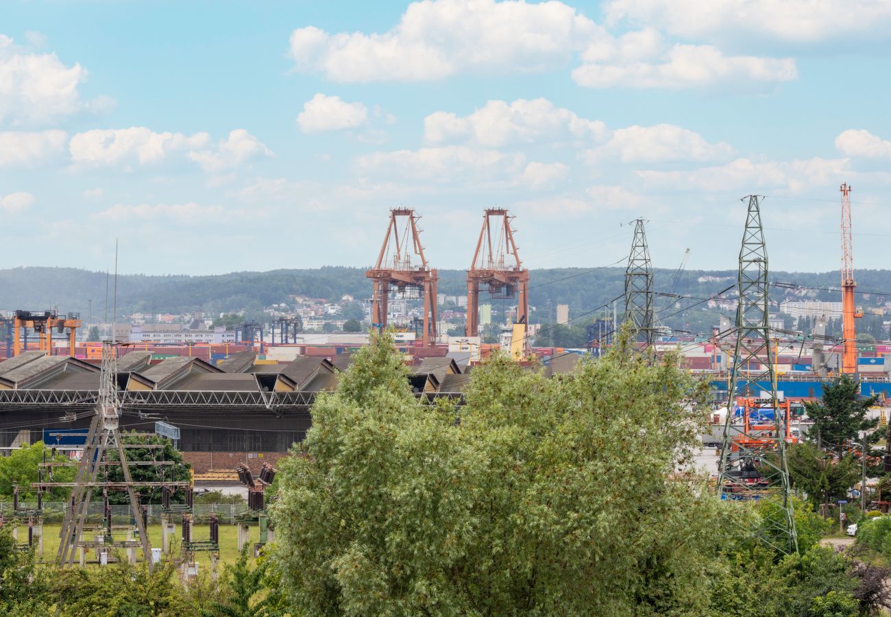 Ferienwohnung in Gdynia - Modernes Apartment | 1 Schlafzimmer | Balkon | Hafenblick in Gdynia 