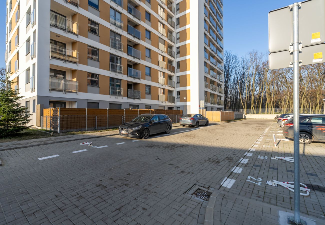 Ferienwohnung in Poznań - 28. Juni 1956r 382c/102 Wohnung | 1 Schlafzimmer | Parkplatz | Balkon