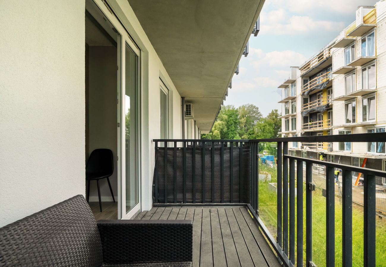 Studio in Poznań - Nadolnik Studio Apartments | 2 Gäste | AC | Balkon 