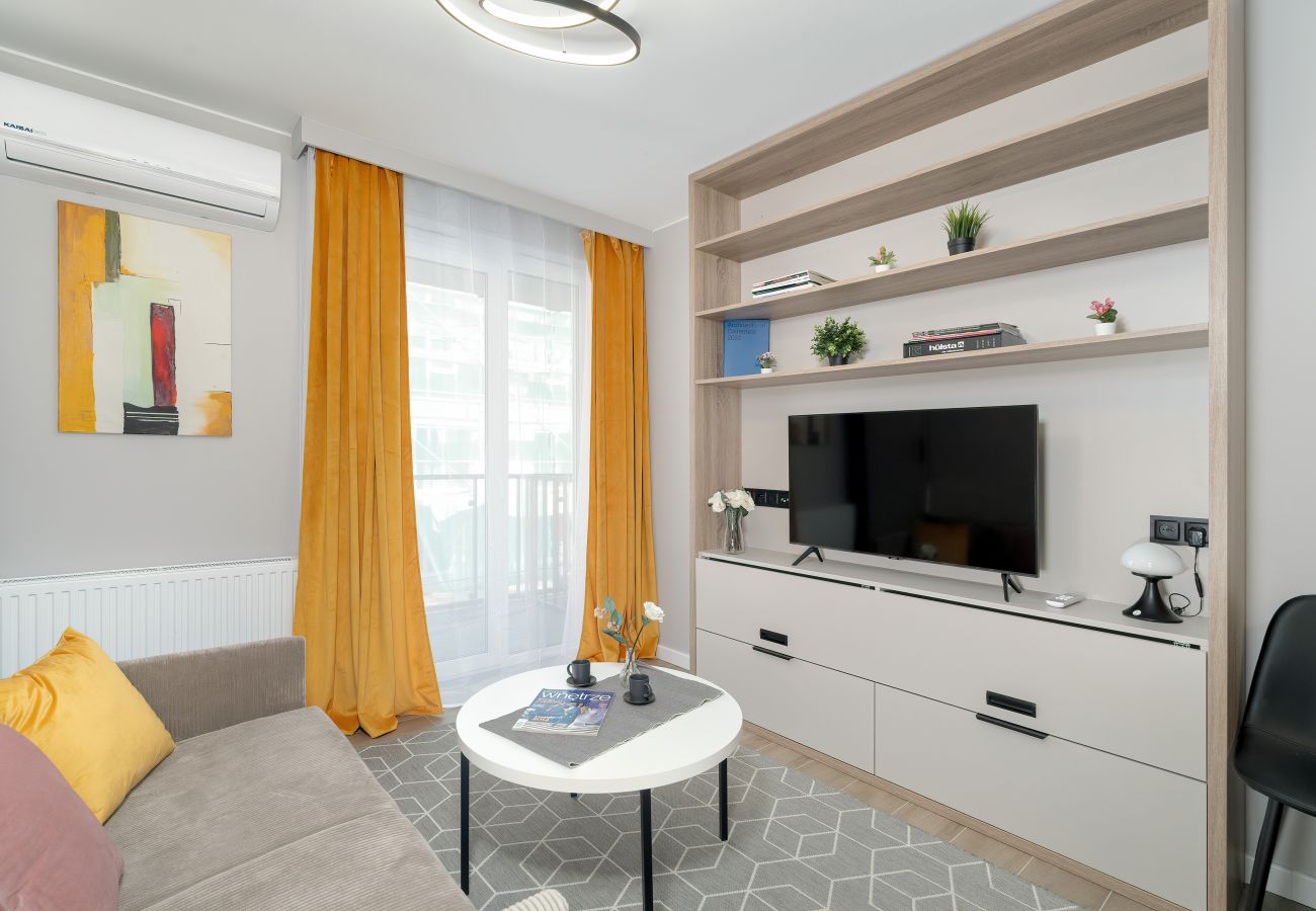 Studio in Poznań - Nadolnik Studio Apartments | 2 Gäste | AC | Balkon 