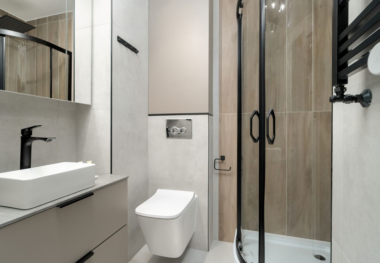 Studio in Poznań - Nadolnik Studio Apartments | 2 Gäste | AC | Balkon 