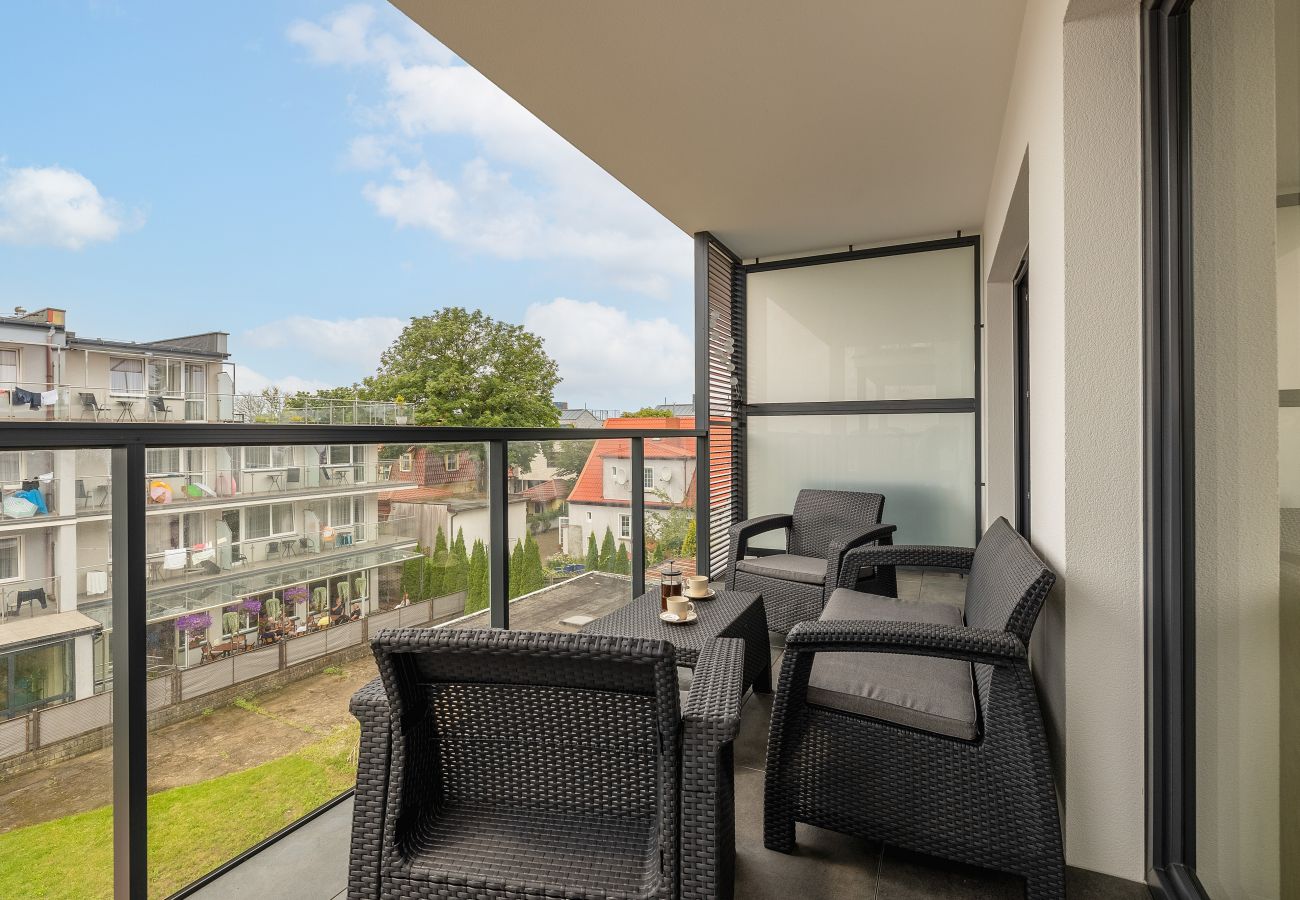 Ferienwohnung in Ustronie Morskie - Helles und modernes Meer Apartment mit Parkplatz in Ustronie Morskie