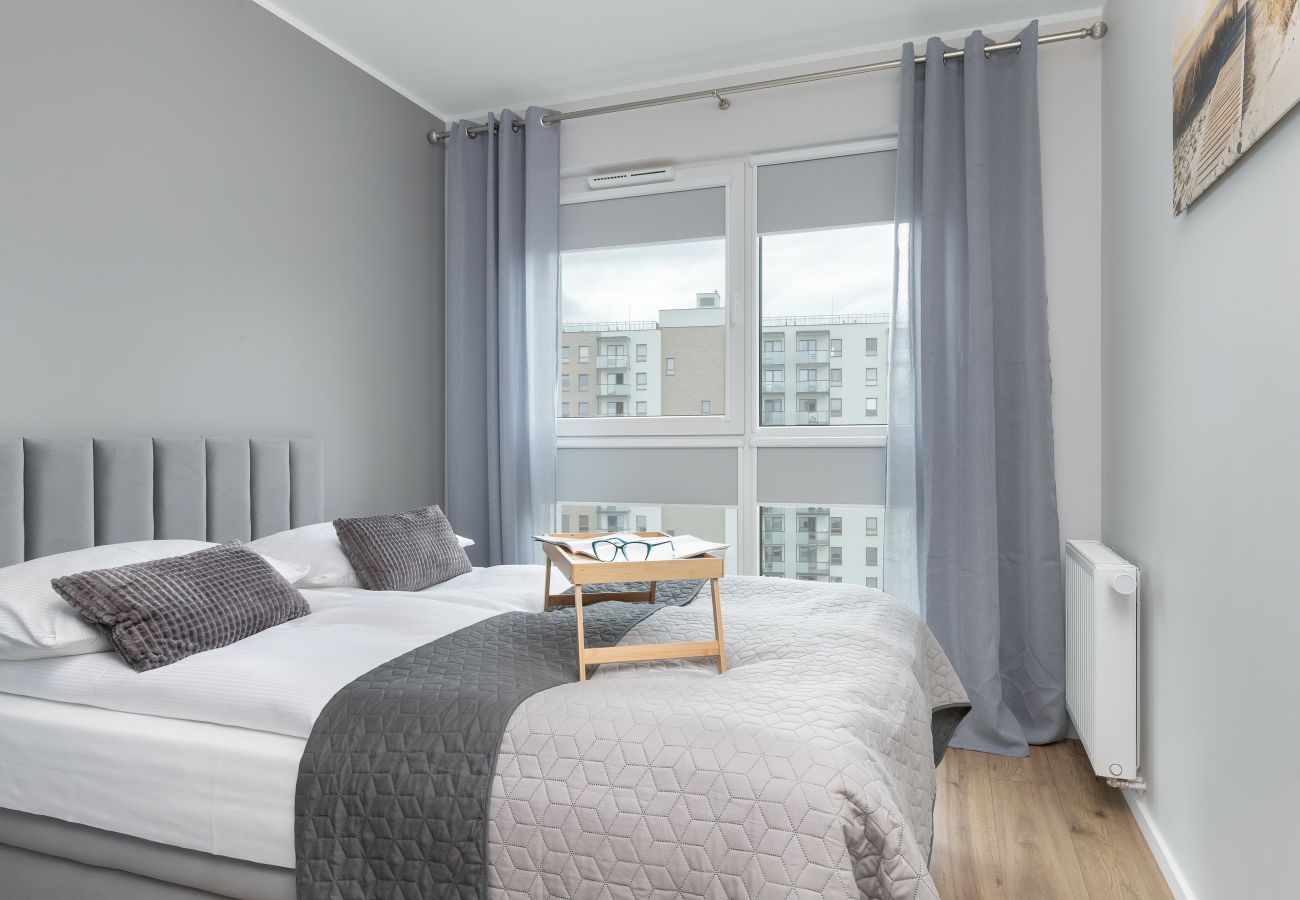 Ferienwohnung in Gdańsk - Starowiejska 62A | Wifi, 1 Schlafzimmer, Balkon, Parkplatz, Danzig