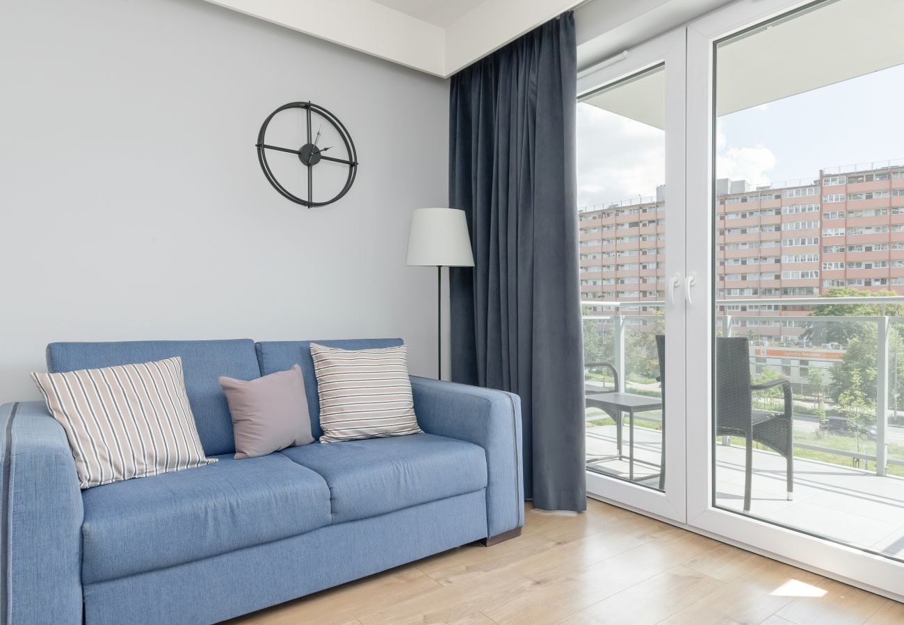 Studio in Gdańsk - Obrońców Wybrzeża Studio Apartment | Parkplatz | Balkon 