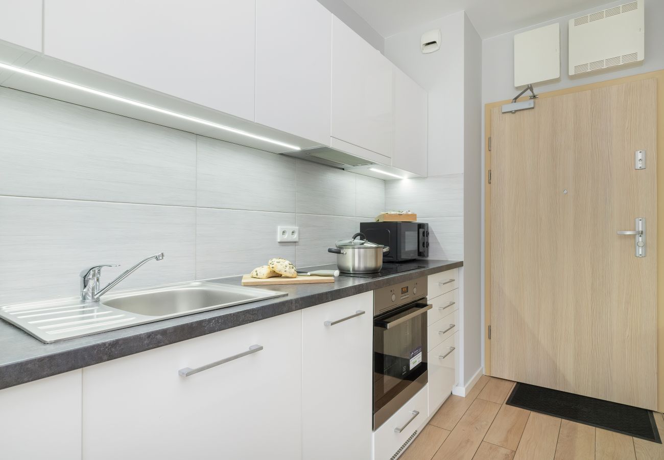 Studio in Gdańsk - Obrońców Wybrzeża Studio Apartment | Parkplatz | Balkon 