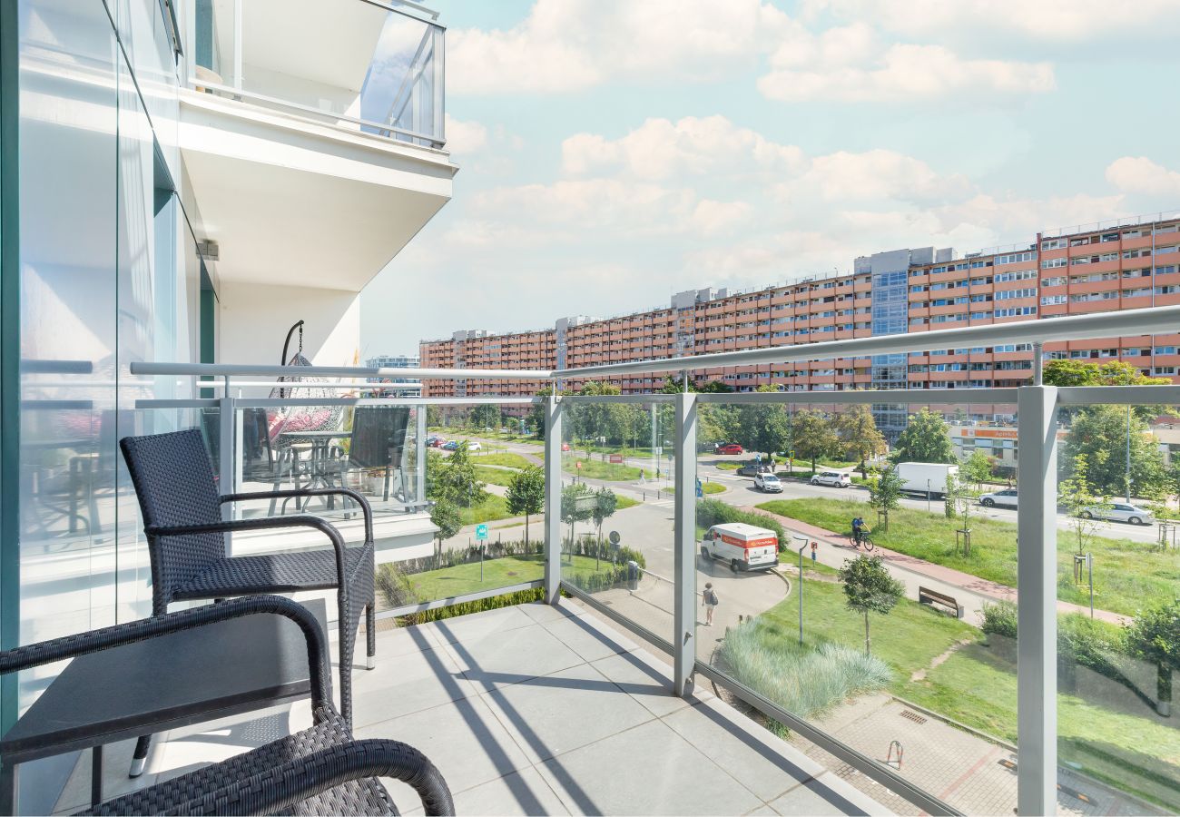 Studio in Gdańsk - Obrońców Wybrzeża Studio Apartment | Parkplatz | Balkon 