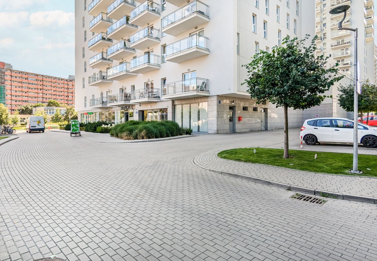 Studio in Gdańsk - Obrońców Wybrzeża Studio Apartment | Parkplatz | Balkon 