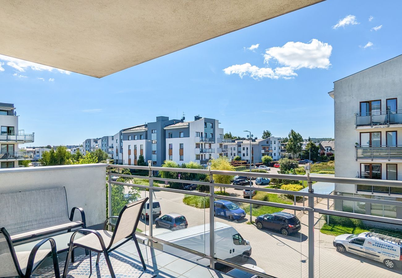 Ferienwohnung in Gdynia - Śliwińskiego Apartment | 1 Schlafzimmer | Parkplatz | Balkon