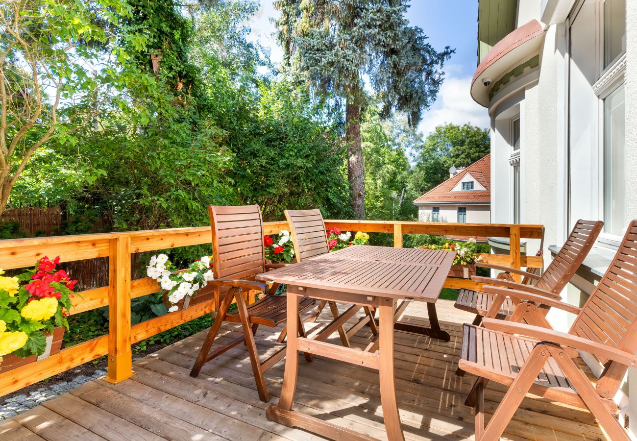 Ferienwohnung in Sopot - Sopot | Elegante Wohnung | Reymonta | In der Nähe von Sopot Bahnhof | Garten | Terrasse | 3 Schlafzimmer | Für 6