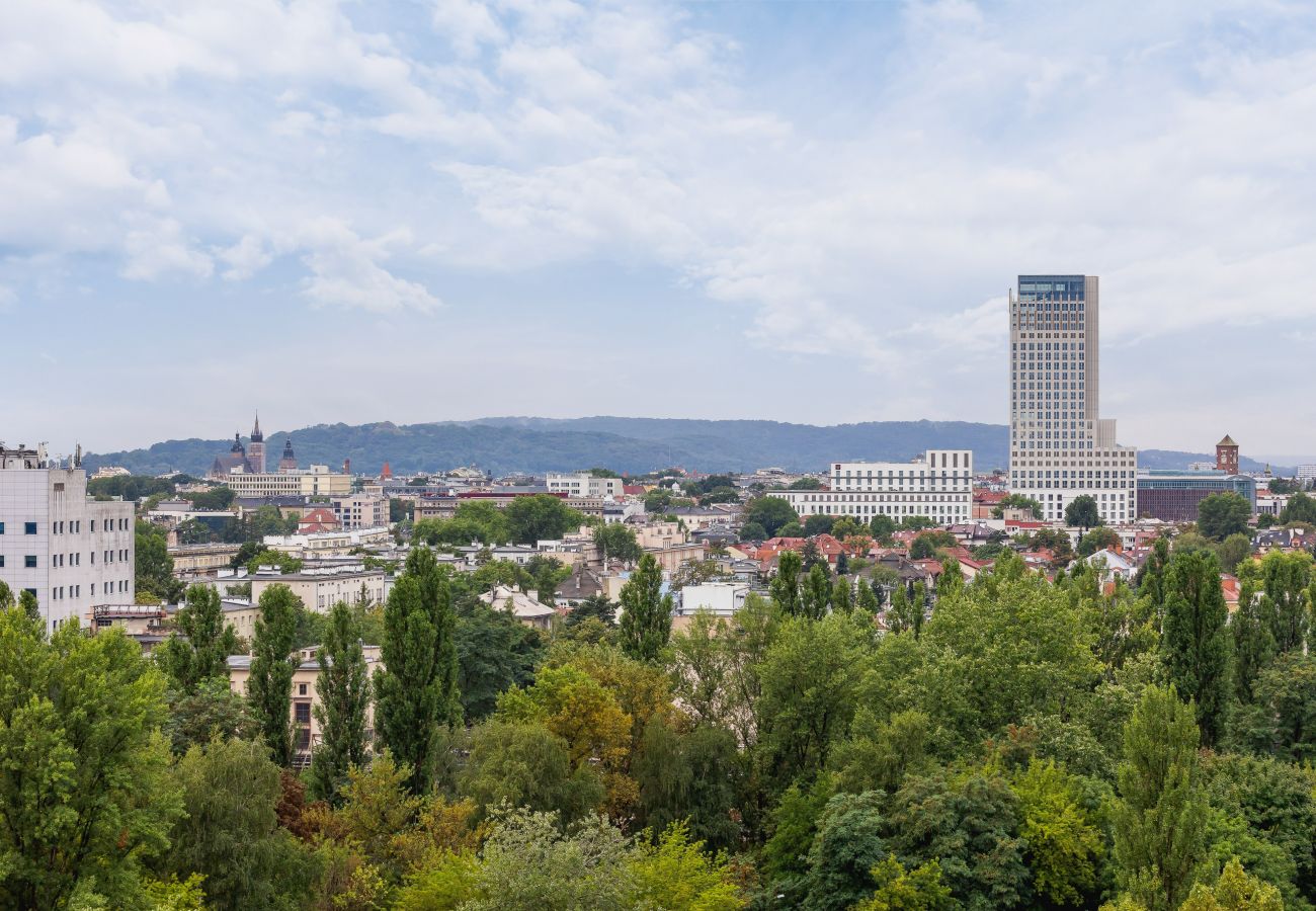 Ferienwohnung in Kraków - Łaszkiewicza Wohnung | 1 Schlafzimmer | Parkplatz | Balkon