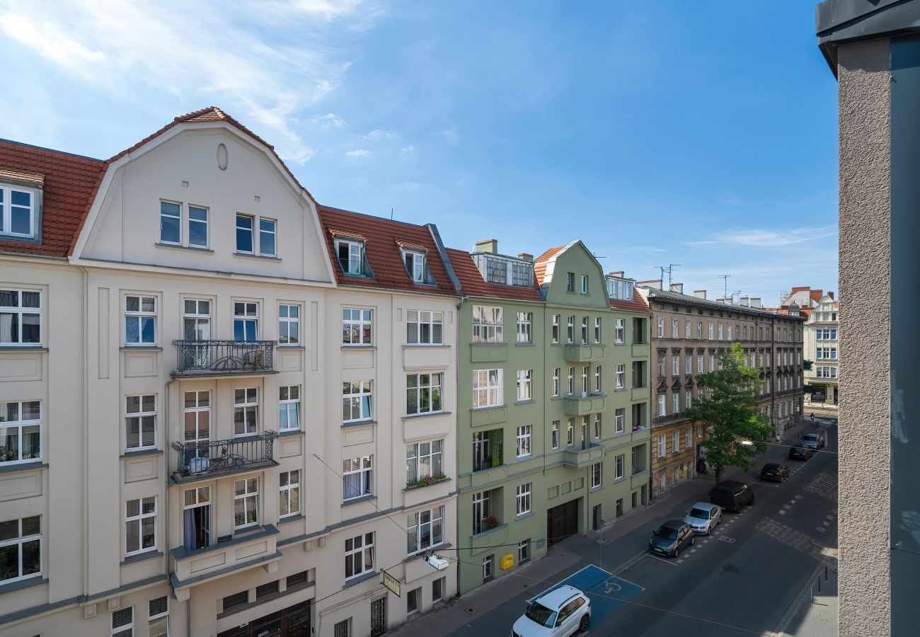 Ferienwohnung in Poznań - Parkplatz, Balkon | Aufzug, Spülmaschine | 1 Schlafzimmer