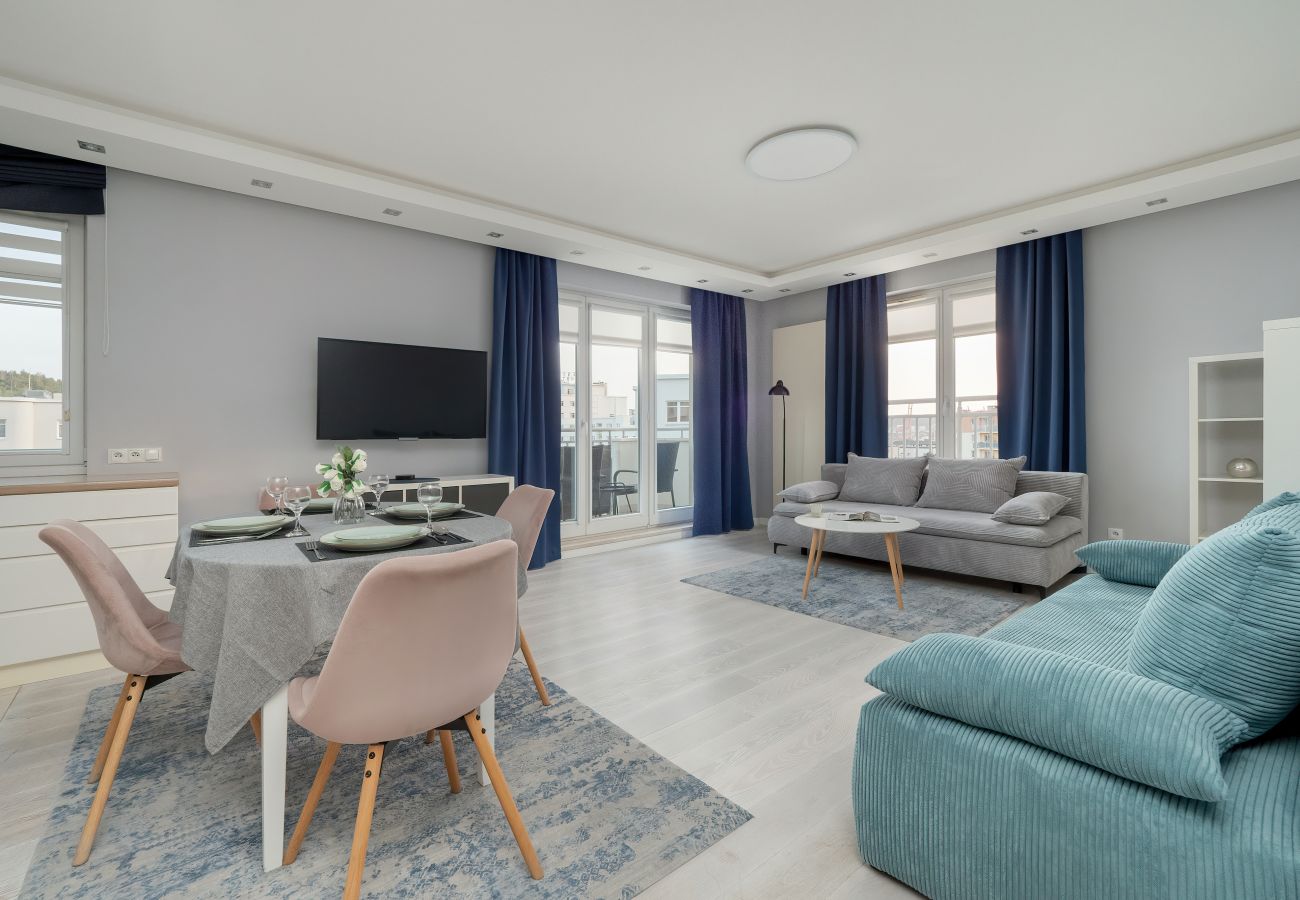 Ferienwohnung in Gdynia - Wittekówny 6 | Geräumige Wohnung mit einem Schlafzimmer in Gdynia | 6 Personen | Parkplatz | Badewanne