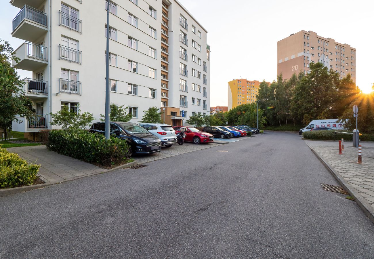 Ferienwohnung in Gdynia - Wittekówny 6 | Geräumige Wohnung mit einem Schlafzimmer in Gdynia | 6 Personen | Parkplatz | Badewanne