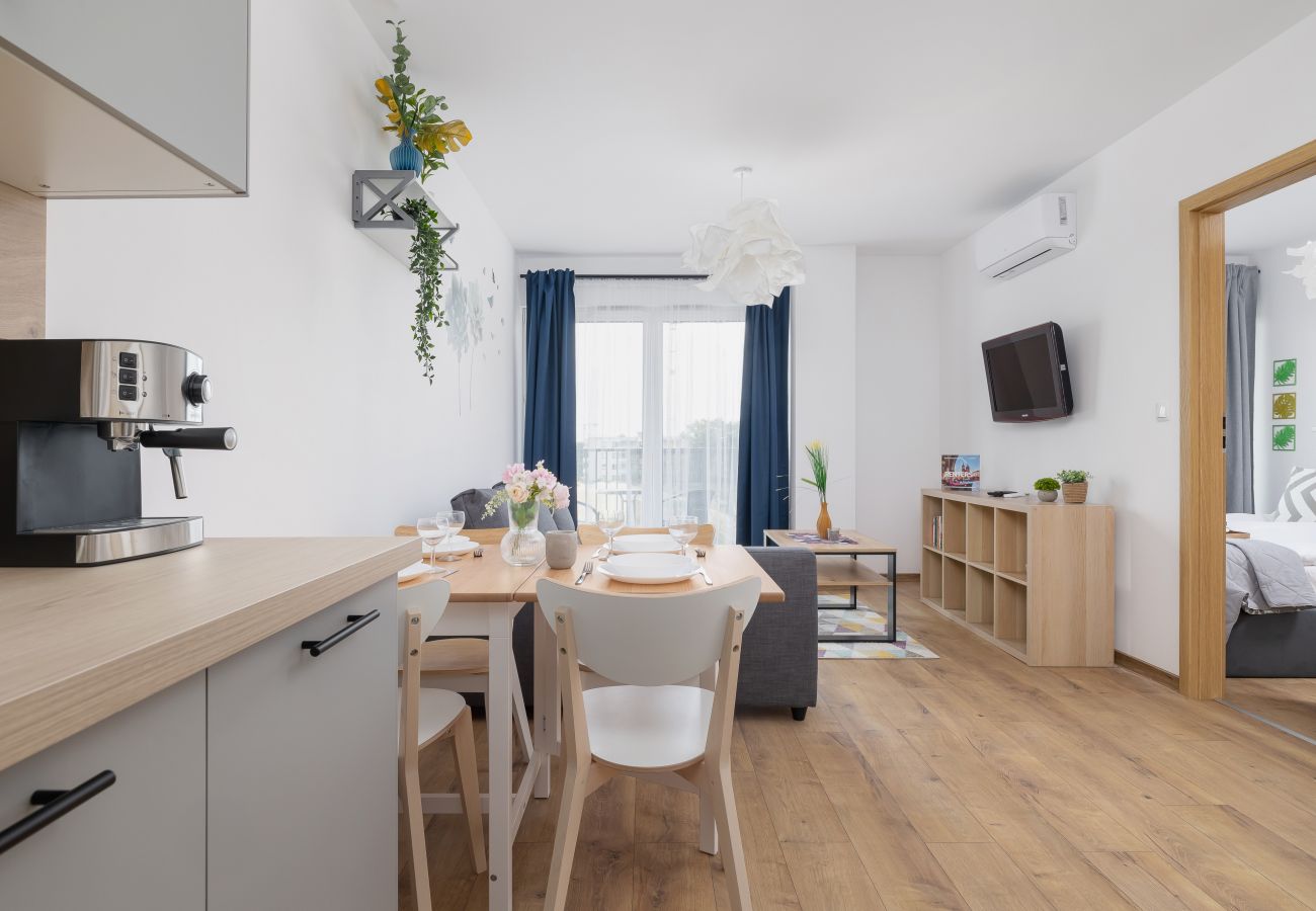 Ferienwohnung in Kraków - Vetulaniego 5D | Modernes Apartment in Krakau | Klimaanlage | Parkplatz