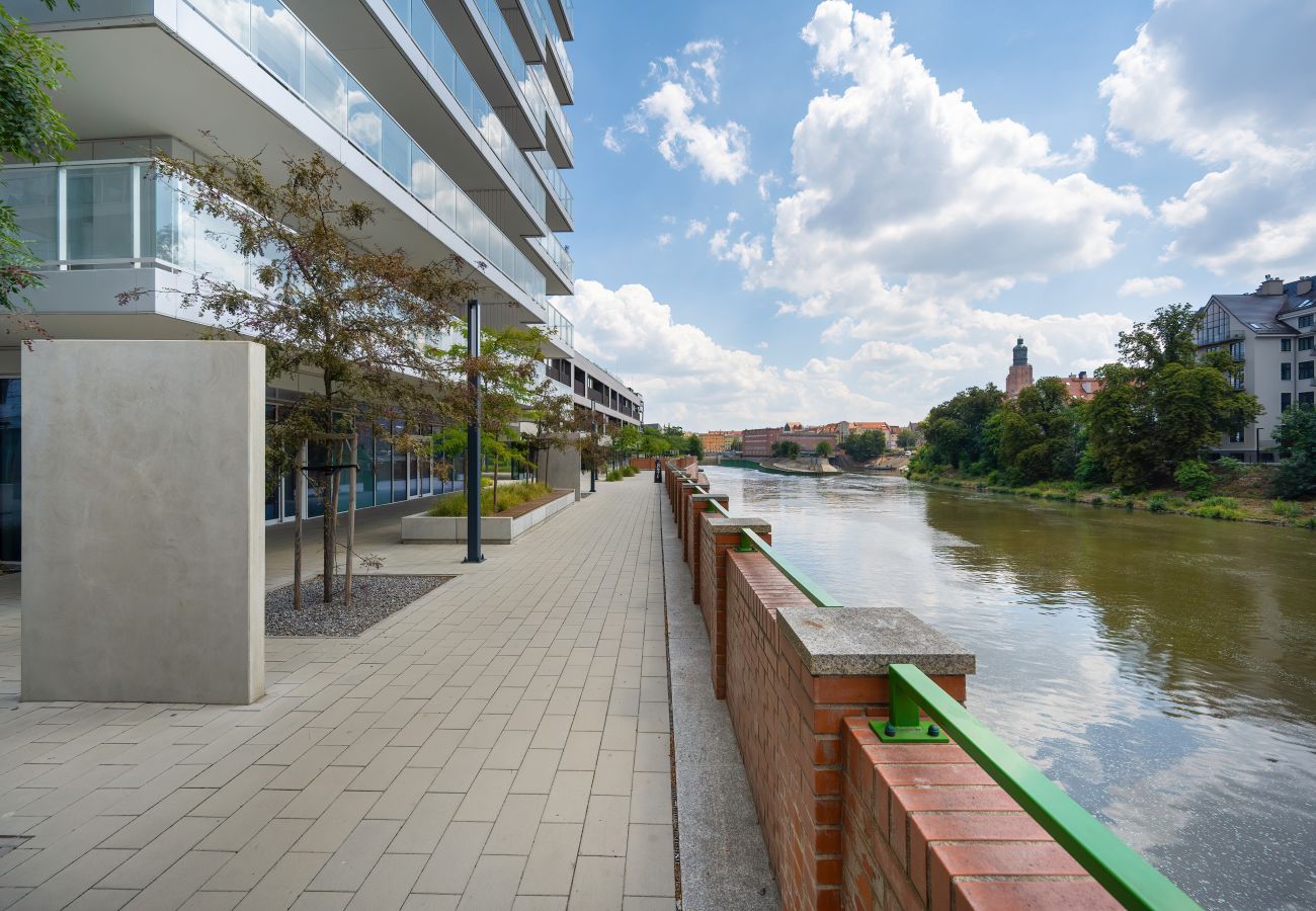 Ferienwohnung in Wrocław - Helle Wohnung | Księcia Witolda | Wrocław | Nähe Altstadt | Parkplatz | 1 Schlafzimmer | Für 4