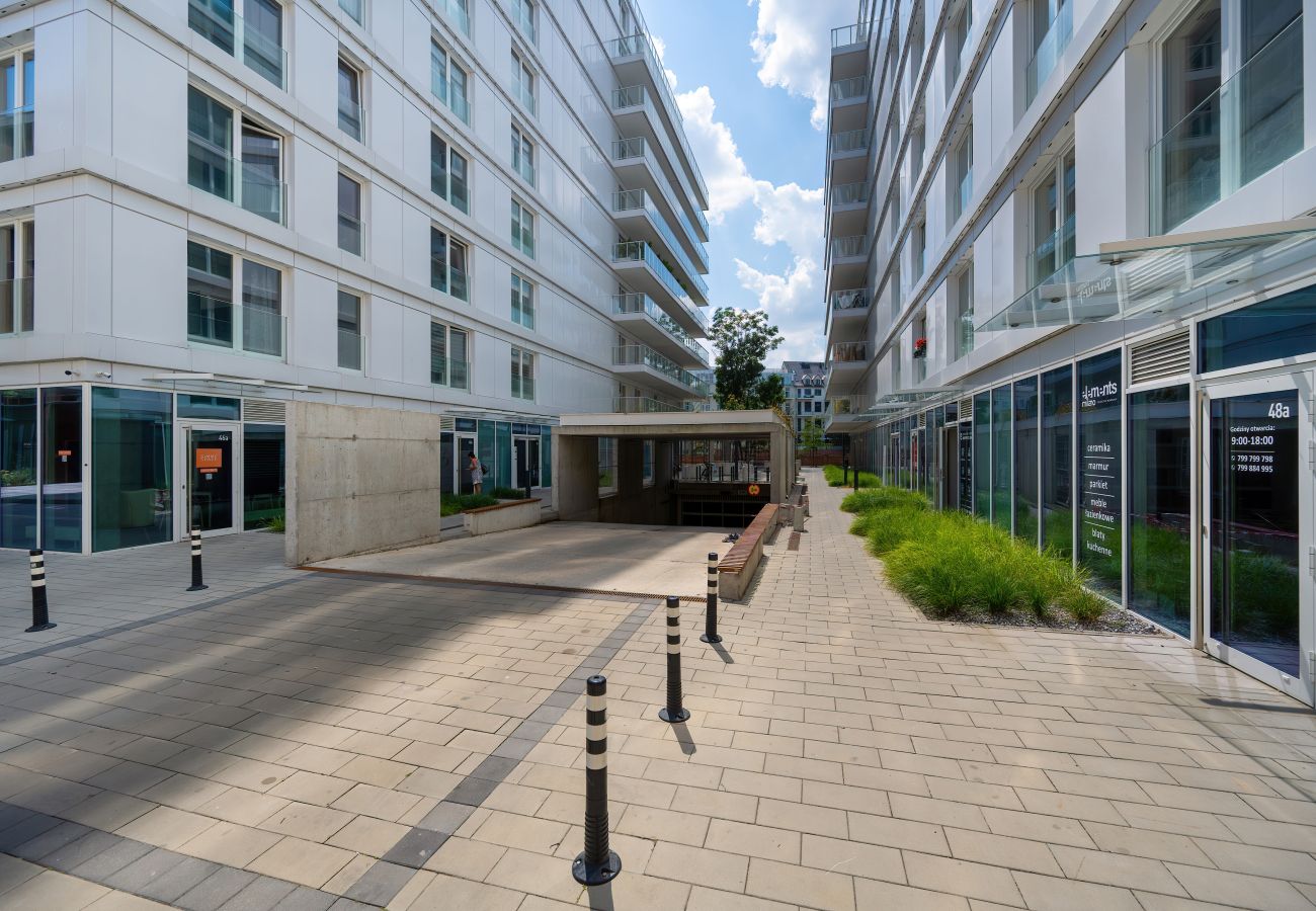 Ferienwohnung in Wrocław - Helle Wohnung | Księcia Witolda | Wrocław | Nähe Altstadt | Parkplatz | 1 Schlafzimmer | Für 4