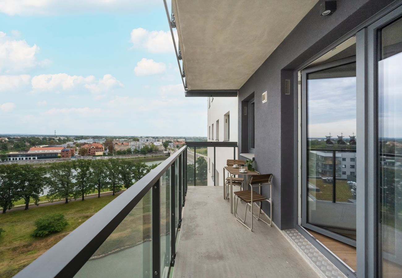 Studio in Wrocław - Browary Wrocławskie 248 | Wifi, Heimbüro, Studio, Balkon, Aussichtsterrasse, Parkplatz, Wrocław