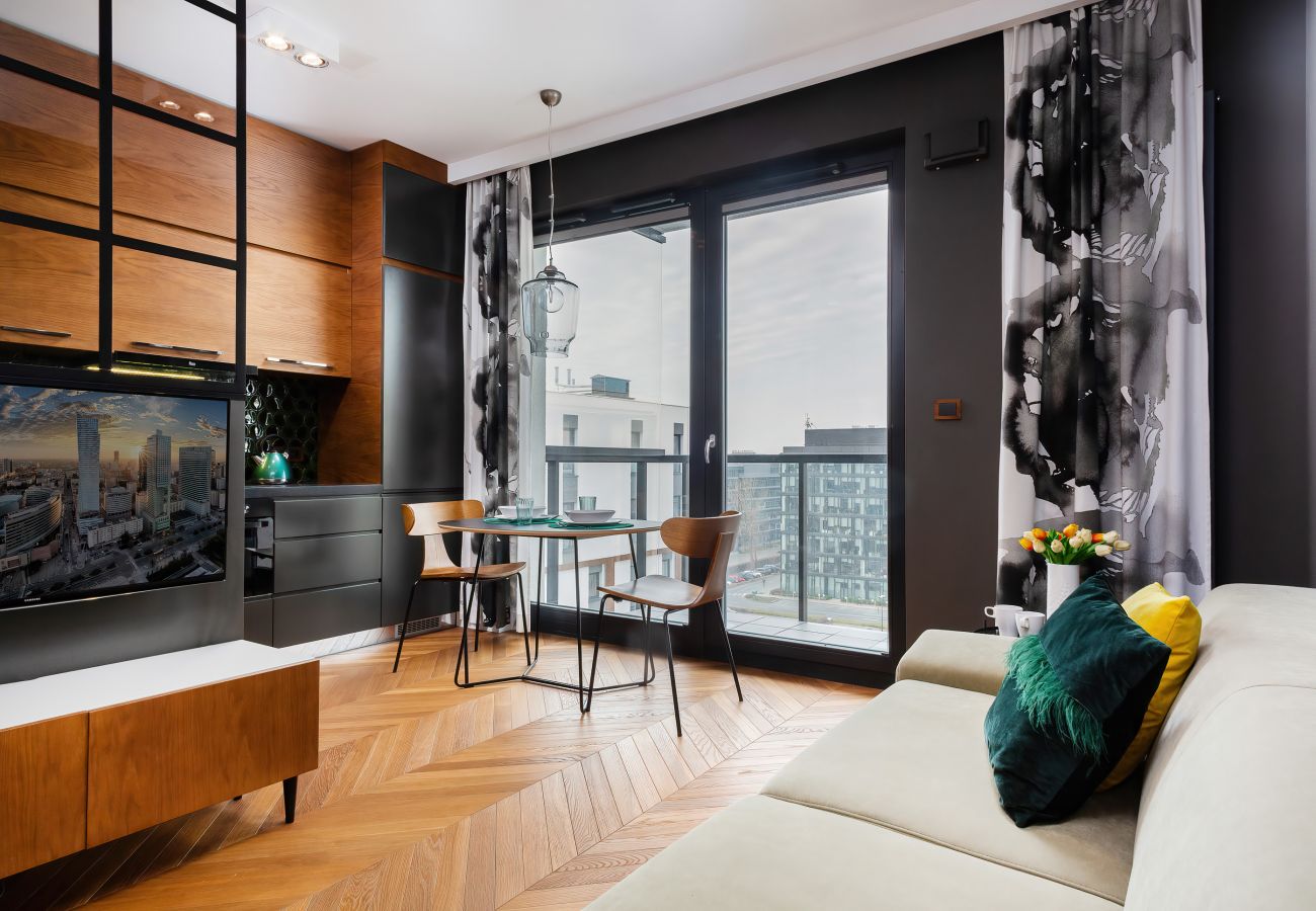 Apartment in Warszawa - One-Bedroom Apartment in Warsaw in Konstruktorska street | Parking, Balcony