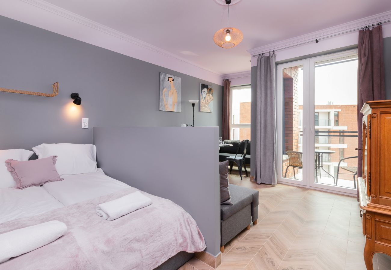 Studio in Gdańsk - Wałowa 25 Studio with balcony & parking lot | Gdańsk Śródmieście