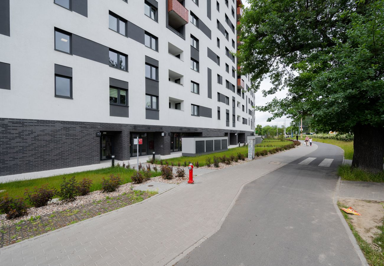 Apartment in Wrocław - Kamienna Estate Krzyki | Chic 1-bedroom Apartment with free parking