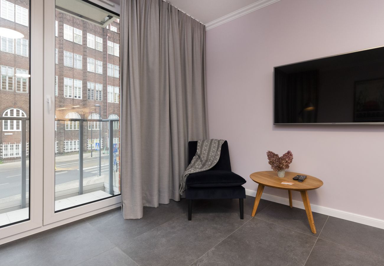 Studio in Gdańsk - Wałowa 40A/9 | Wifi, Studio, Balcony, Aura 40, Gdansk